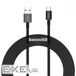 Дата кабель USB 2.0 AM to USB-C 2.0m 3A Black Baseus (CATYS-A01)