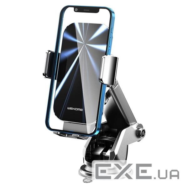 Утримувач автомобільний WK WP-U203 + бездротове ЗУ Black (6941027620199)