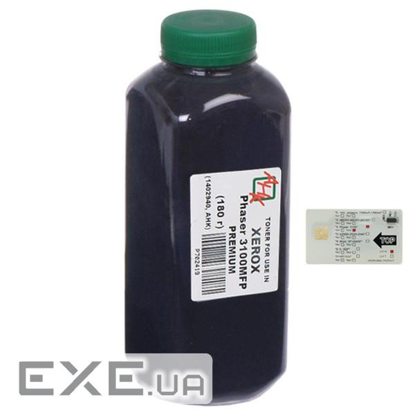 Тонер Xerox Phaser 3100, 180г Black +chip AHK (1400554)