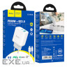 Мережевий зарядний пристрій HOCO C105A Stage dual port PD20W+QC3.0 charger set (C to (6931474782939)