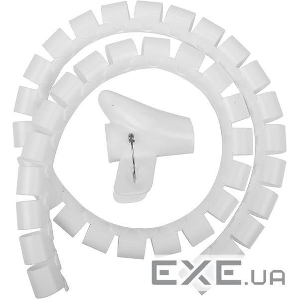 Кабельний органайзер HiSmart 30 мм, білий (HS083250) (HS083250)