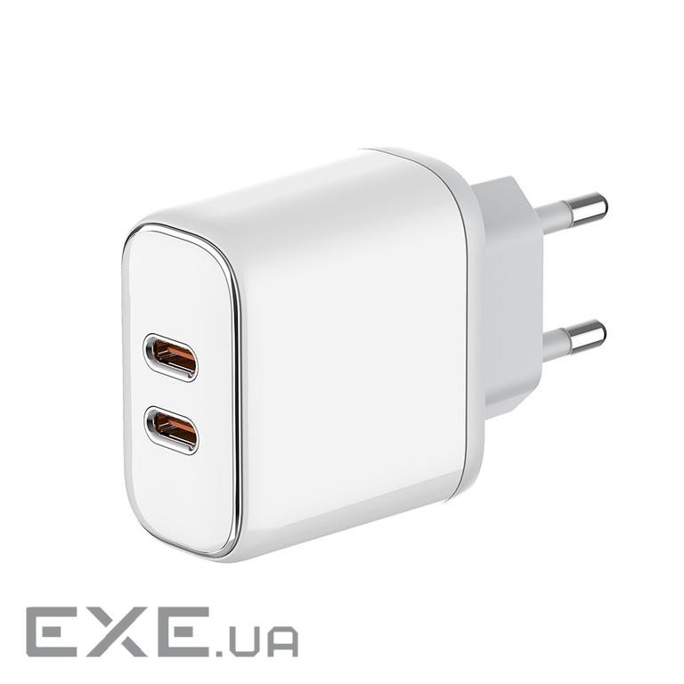 Мережевий зарядний пристрій ColorWay Power Delivery Port PPS USB (Type-C PD + Type- (CW-CHS048PD-WT)